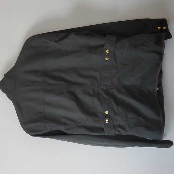 J.Crew Women's Jacket Size Small Army Green Waxed - Picture 6 of 9